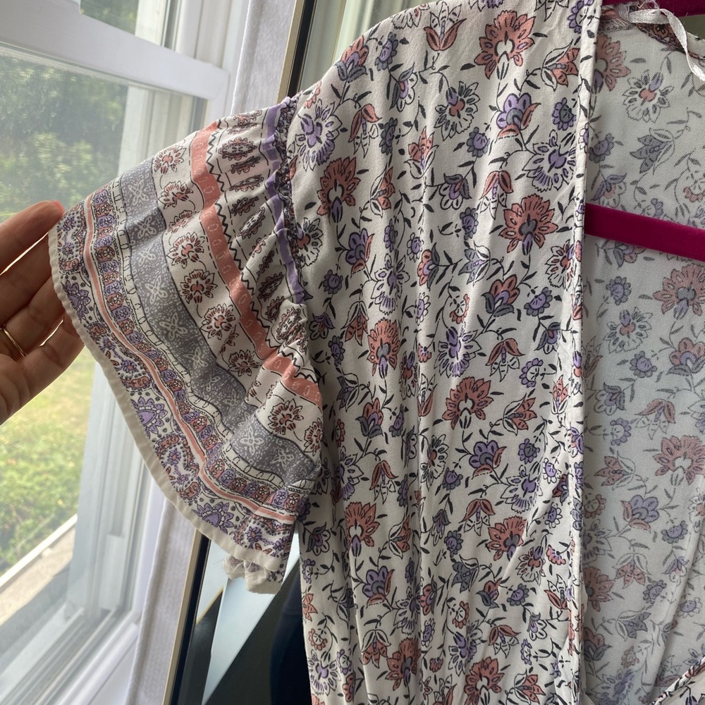 FLORAL ROMPER/COVERUP - Picture 5 of 5